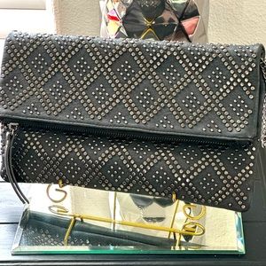 Antik Kraft Vegan Leather in Slate with Nickel Hardware Detailing